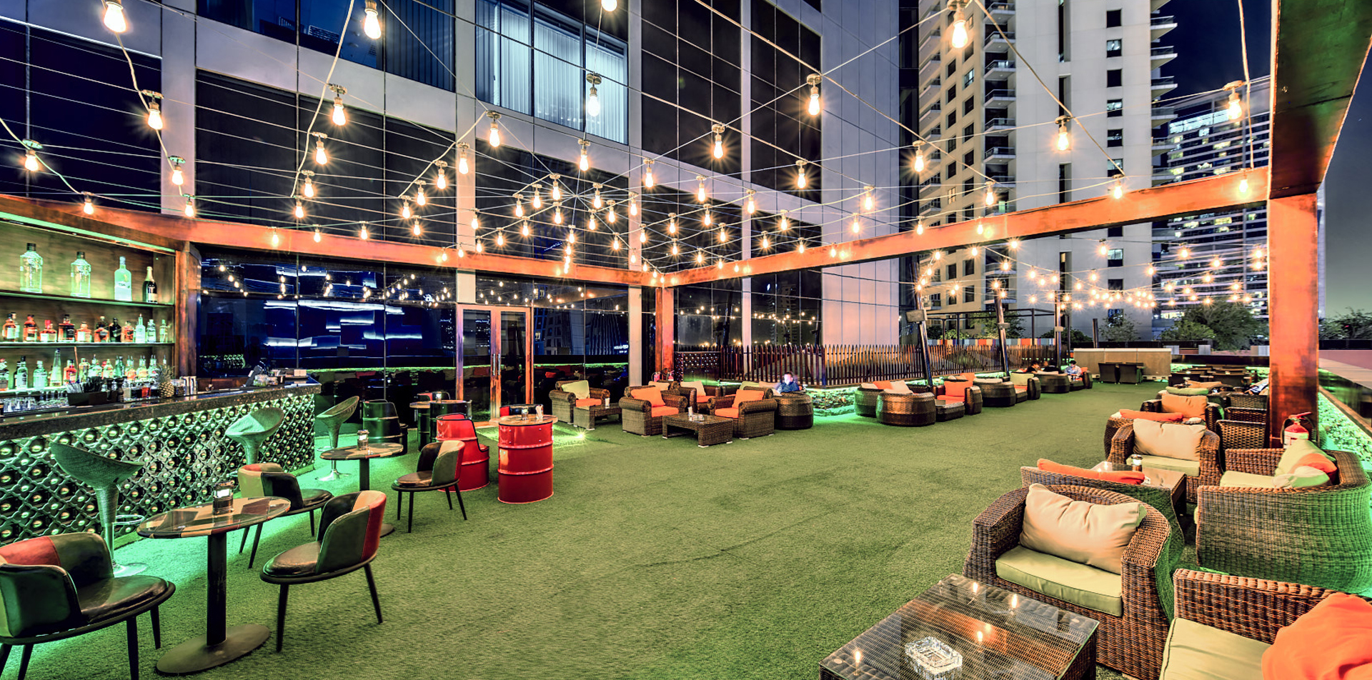 Terrace and lounge in dubai